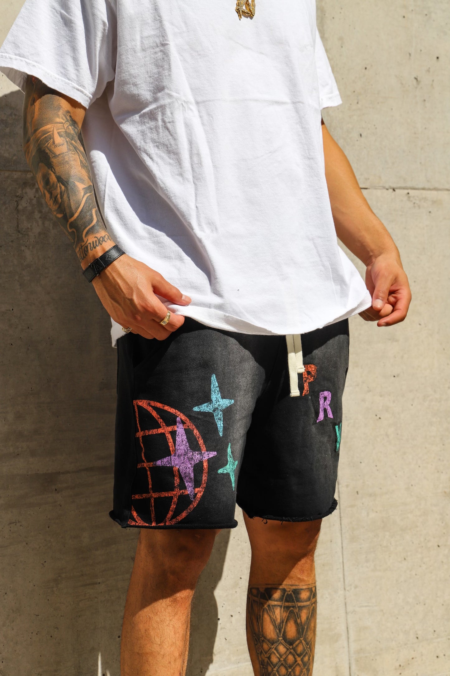 The Faded “PRVT” (Shorts)