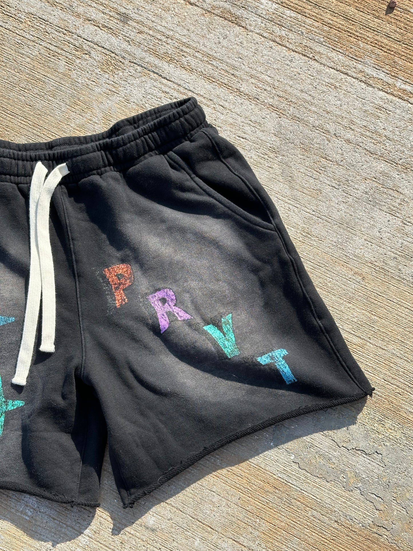 The Faded “PRVT” (Shorts)