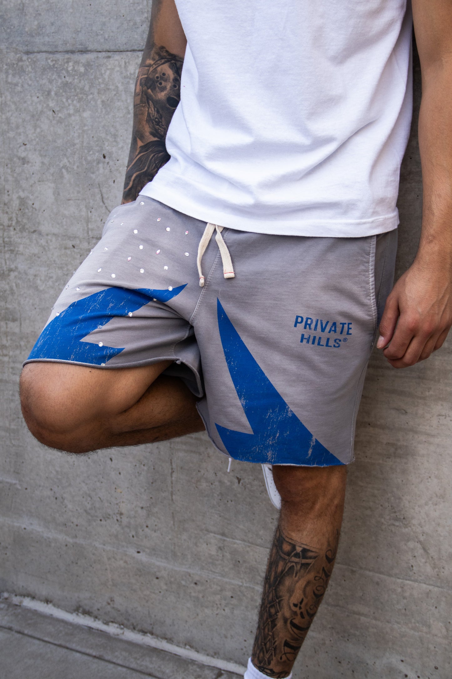 PRVT WAVE SWEATSHORT (BLUE)