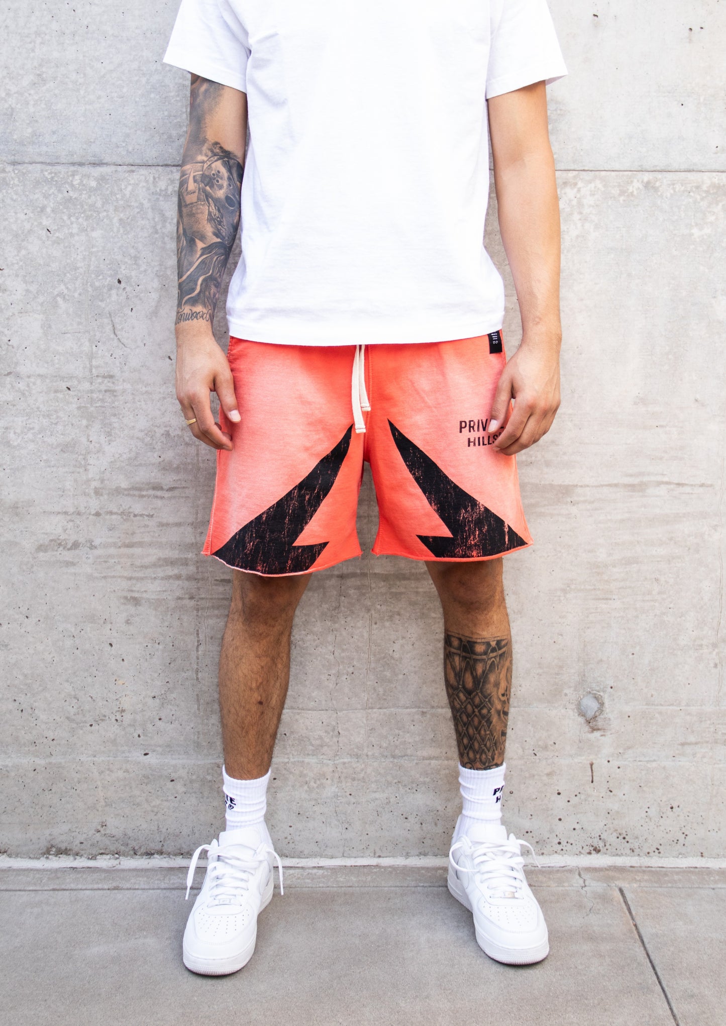 PRVT WAVE SWEATSHORT (ORANGE)